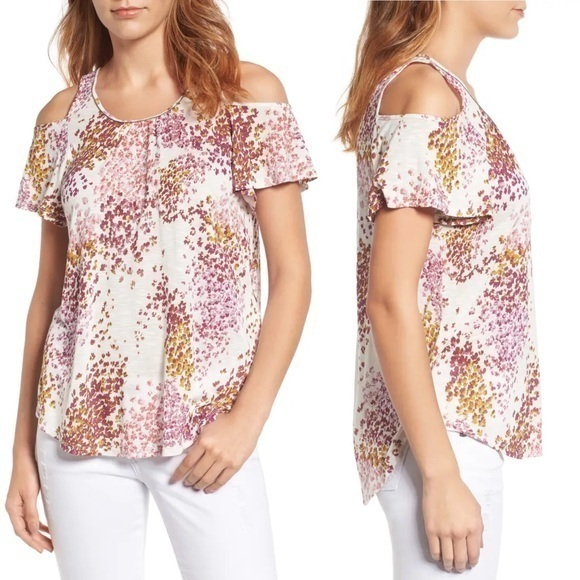 Cold‎ Shoulder Short Sleeve - Picture 1 of 11